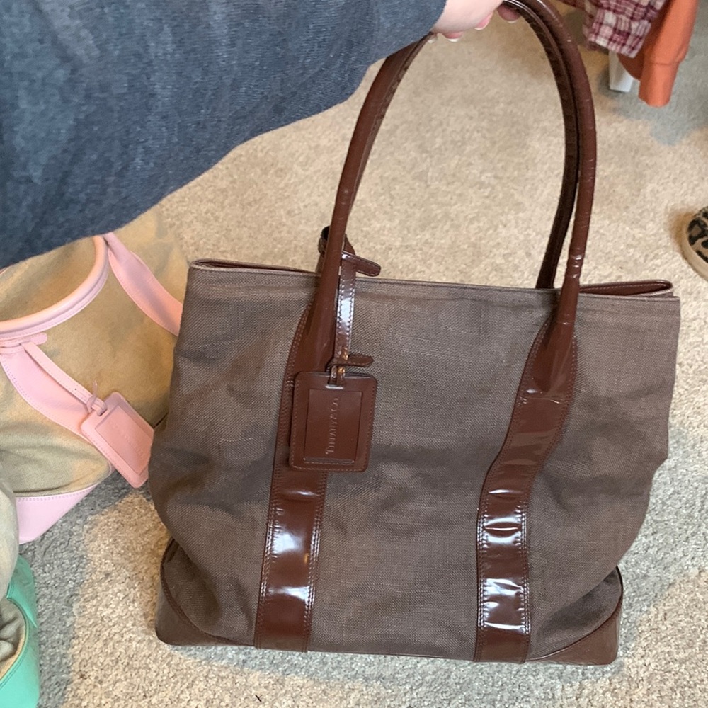 Authentic Tiffany & Company Canvas Tote